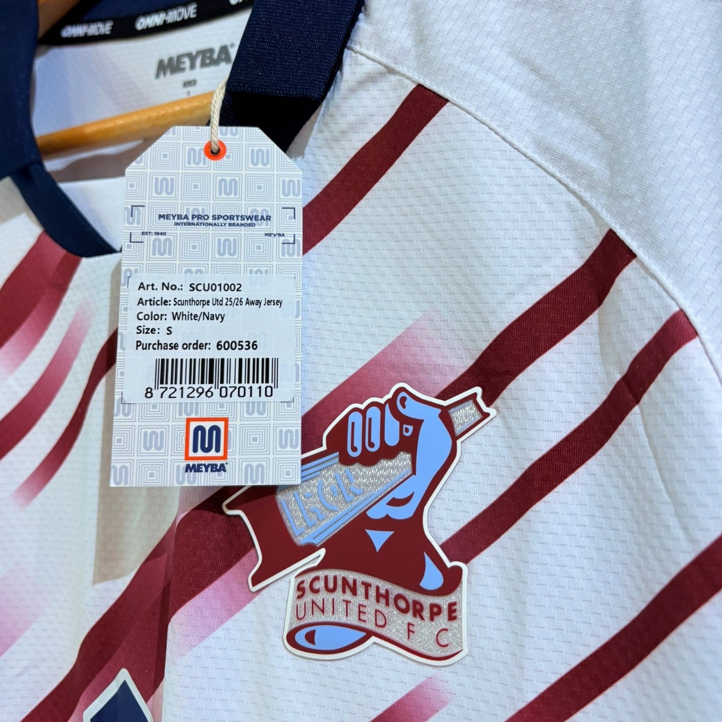 Scunthorpe United 2025/26 Away Shirt (Limited Sizes)