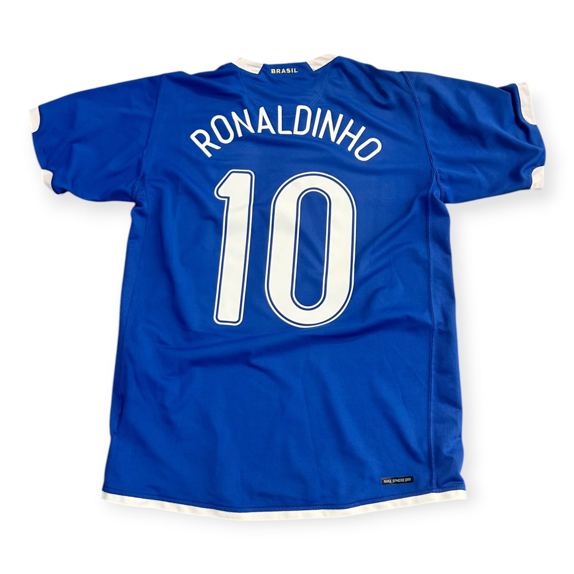 Brazil 2006 Away - Ronaldinho 10 (Small) - KITLAUNCH