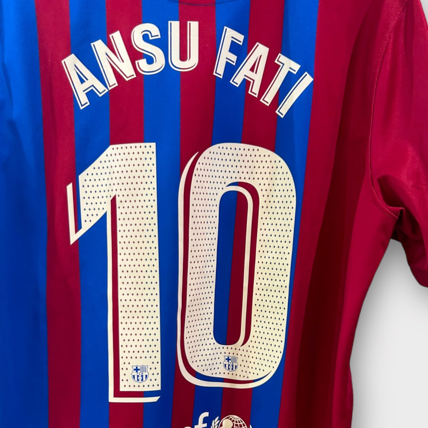 FC Barcelona 2021/22 Home Shirt - Ansu Fati 10 (XL)