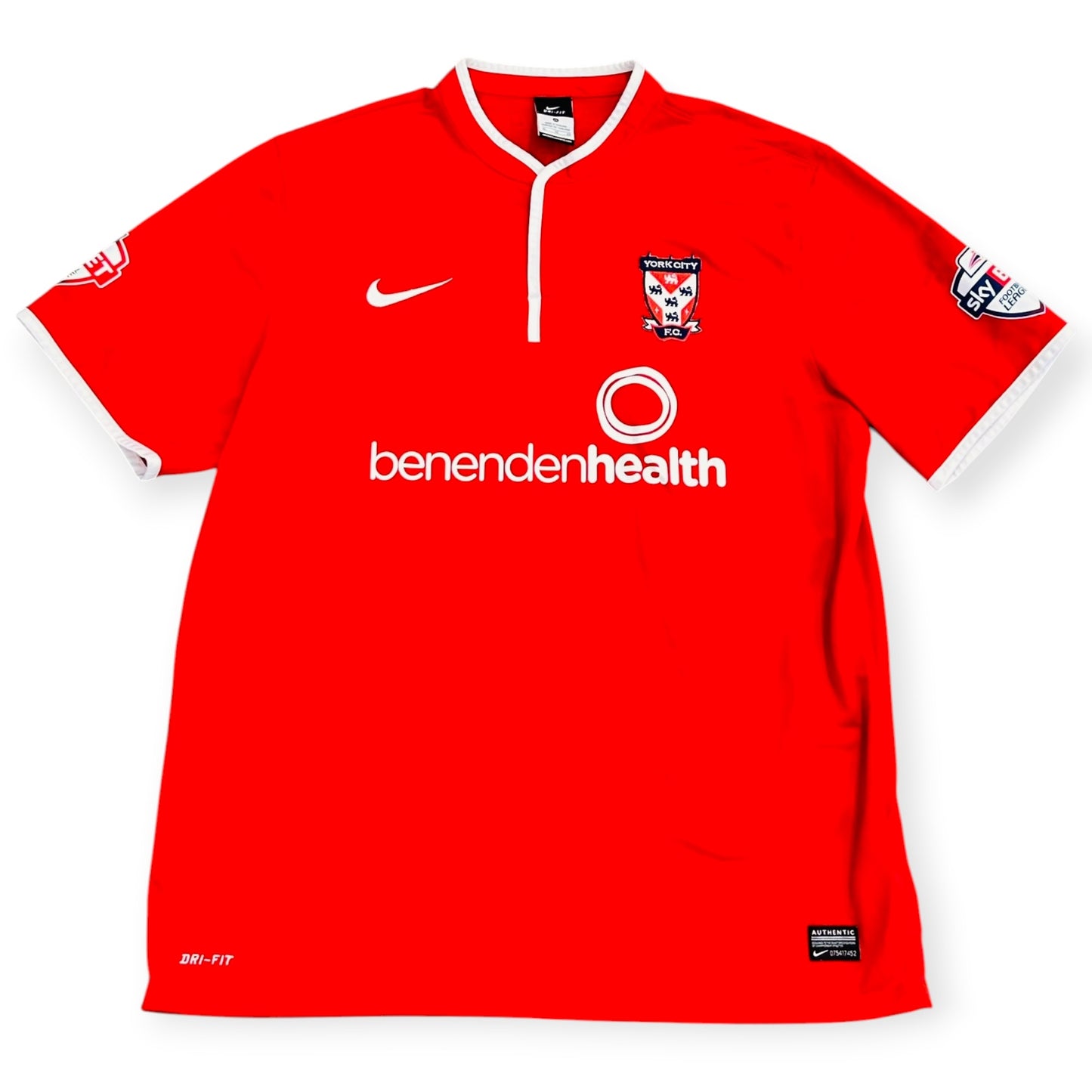 York City FC 2014/15 Home Match Issue/Worn - Carson #12 (XL) - KITLAUNCH