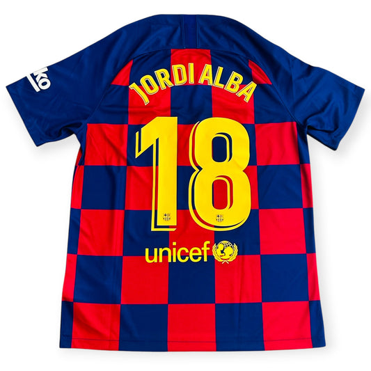FC Barcelona 2019/20 Home - Jordi Alba 18 (Large)