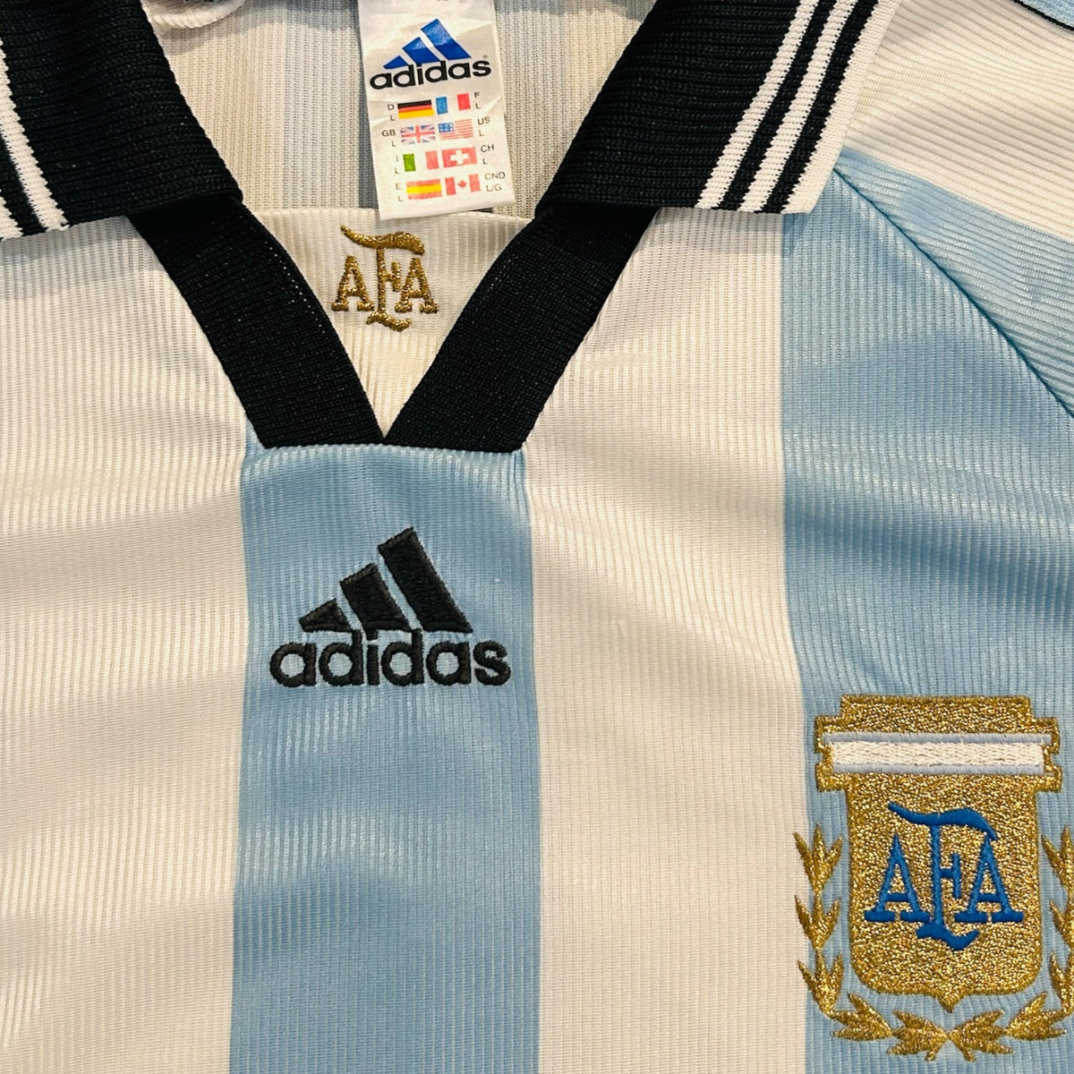 Argentina 1998 Home - Batistuta 9 (Large)