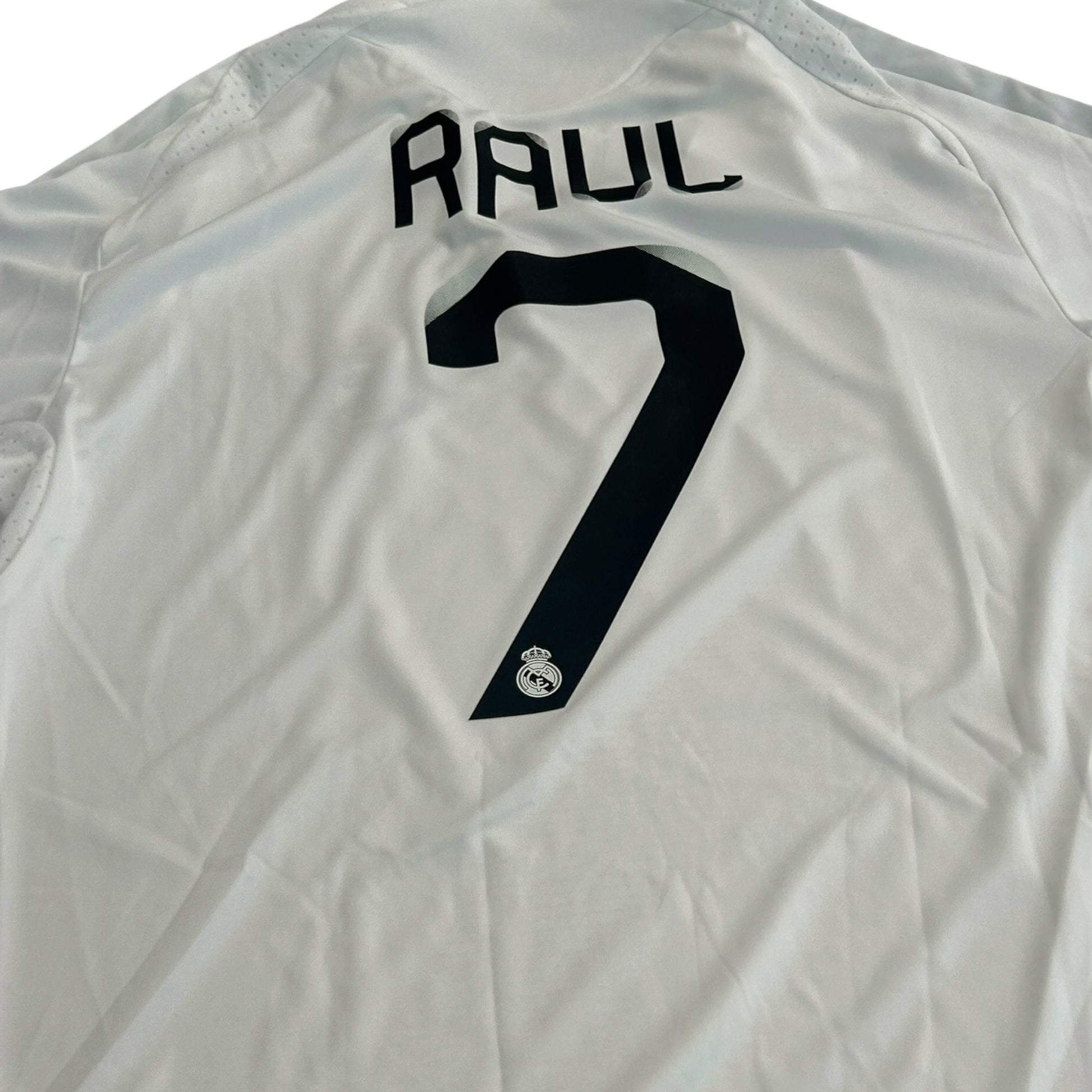 Real Madrid 2008/09 Home *Brand New* - Raul 7 (Large) - KITLAUNCH