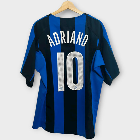 Inter Milan 2004/05 Home - Adriano 10 (Large)