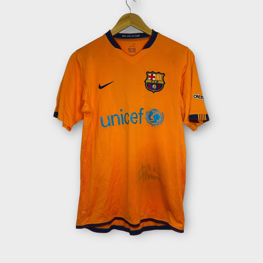 FC Barcelona 2007/08 3rd Fundació + Signed (Small)