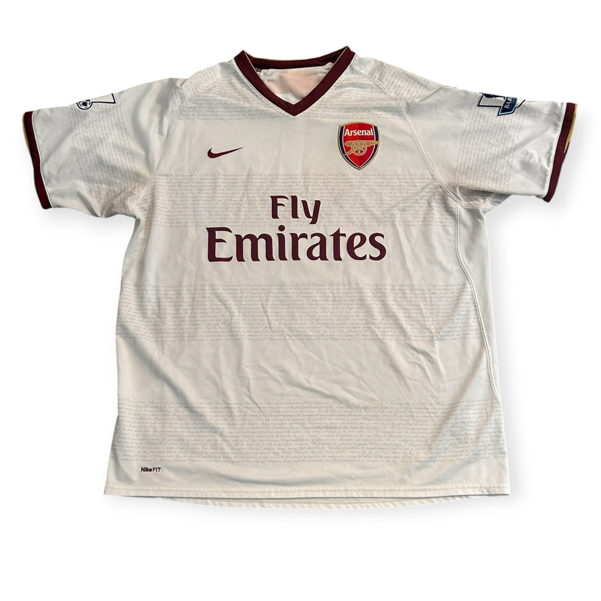 Arsenal FC 2007/08 Away - Fabregas 4 (XL) - KITLAUNCH
