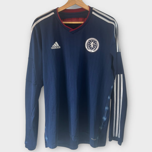Scotland 2014 Home Long Sleeves (Medium)