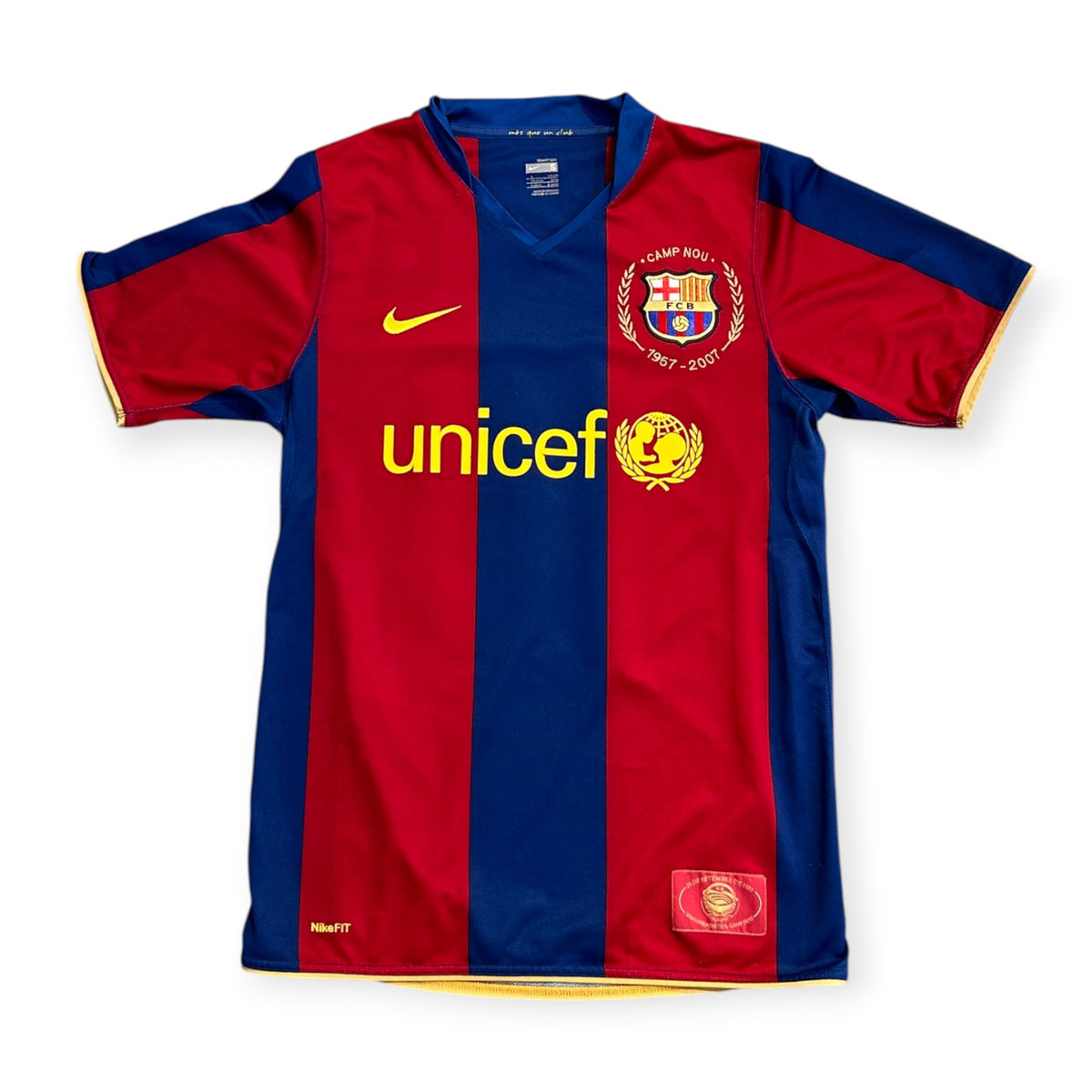 FC Barcelona 2007/08 Home - Ronaldinho 10 (Small)