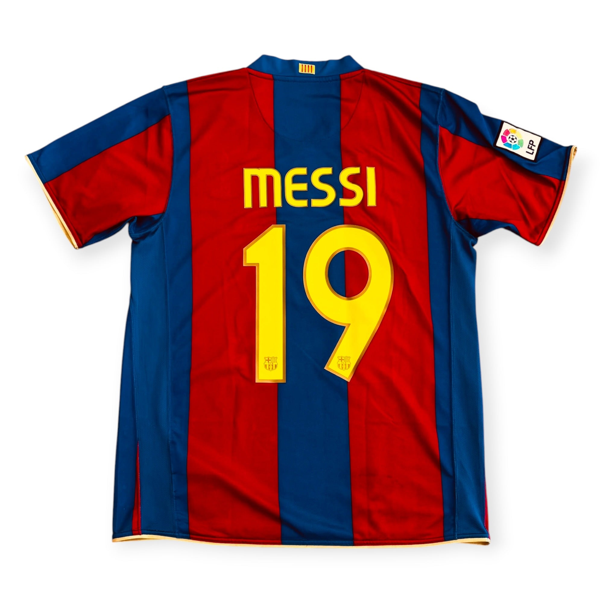 FC Barcelona 2007/08 Home - Messi 19 (Large)