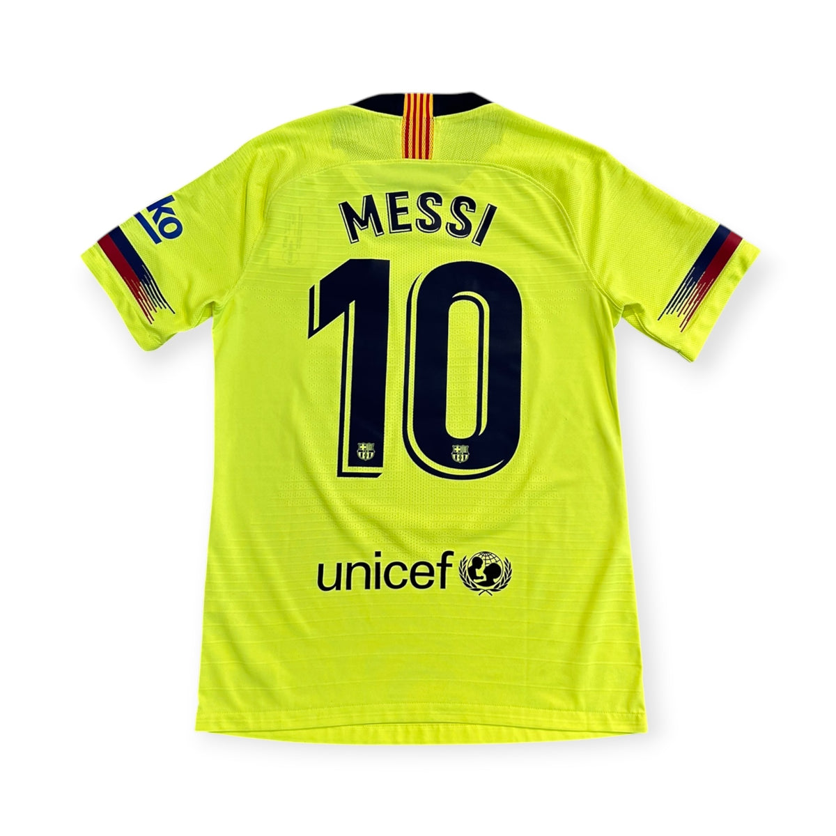 FC Barcelona 2018/19 Away Player Version - Messi 10 (Small)