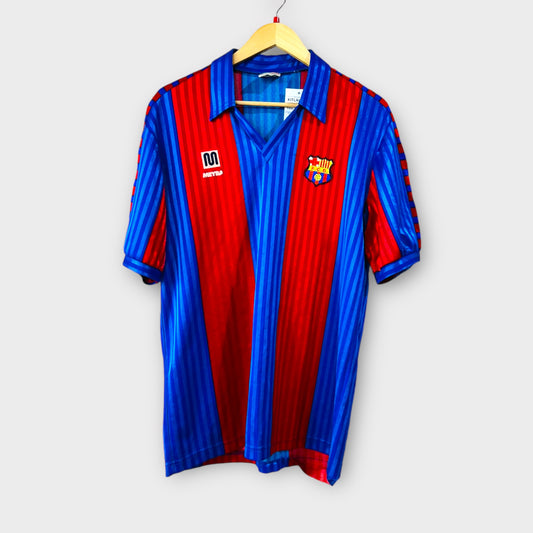 FC Barcelona 1989/92 Meyba Home Shirt (Large)