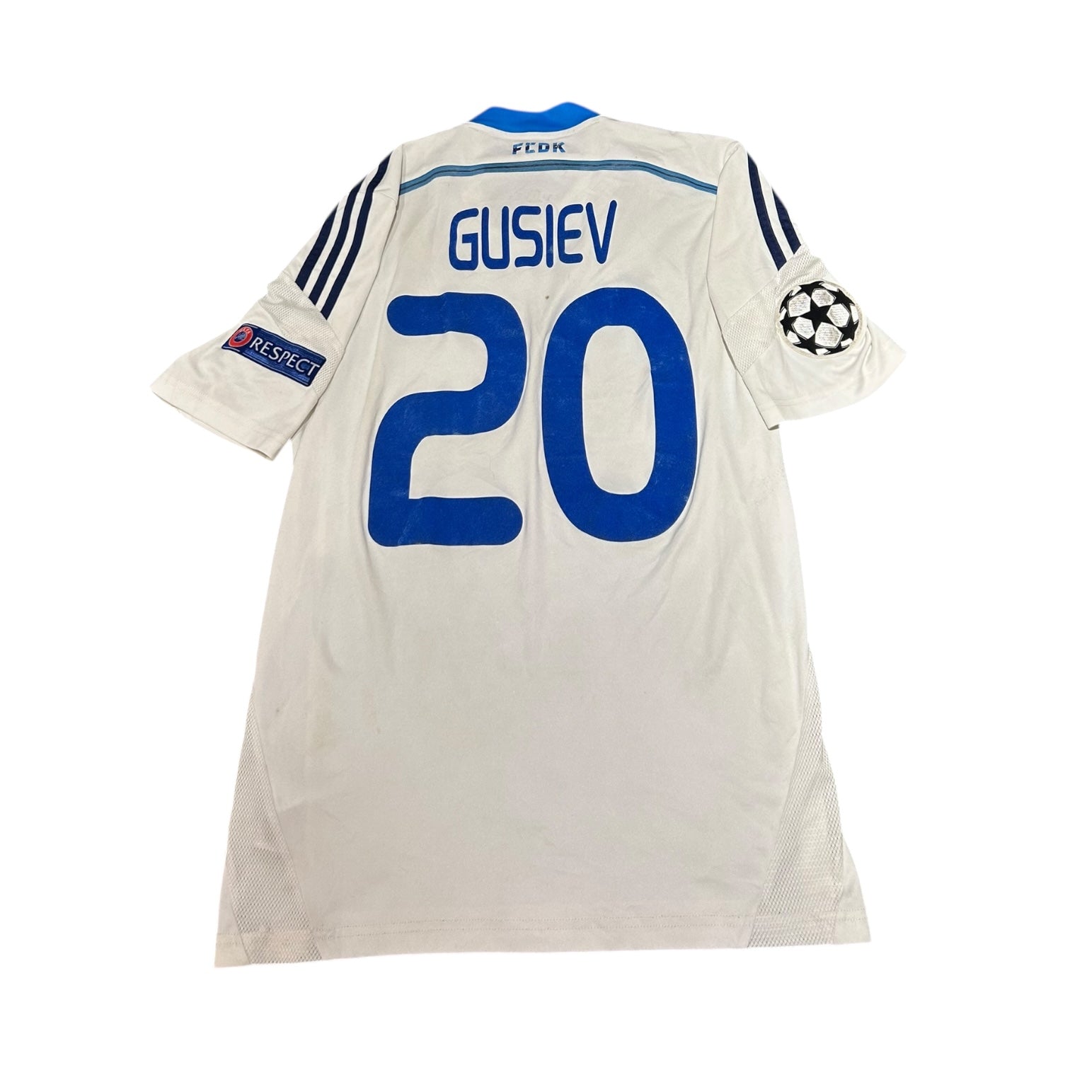 Dynamo Kiev 2015/16 UCL Home Shirt - Gusiev 20 Match Version (Small) - KITLAUNCH