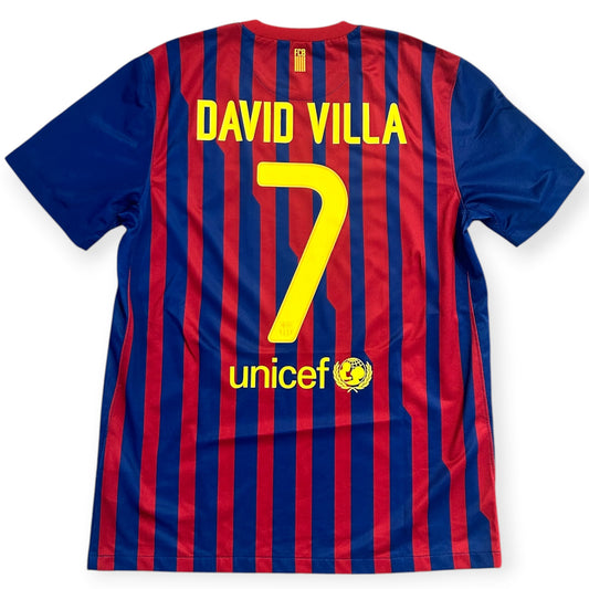 FC Barcelona 2011/12 Home - David Villa 7 (Large) - KITLAUNCH
