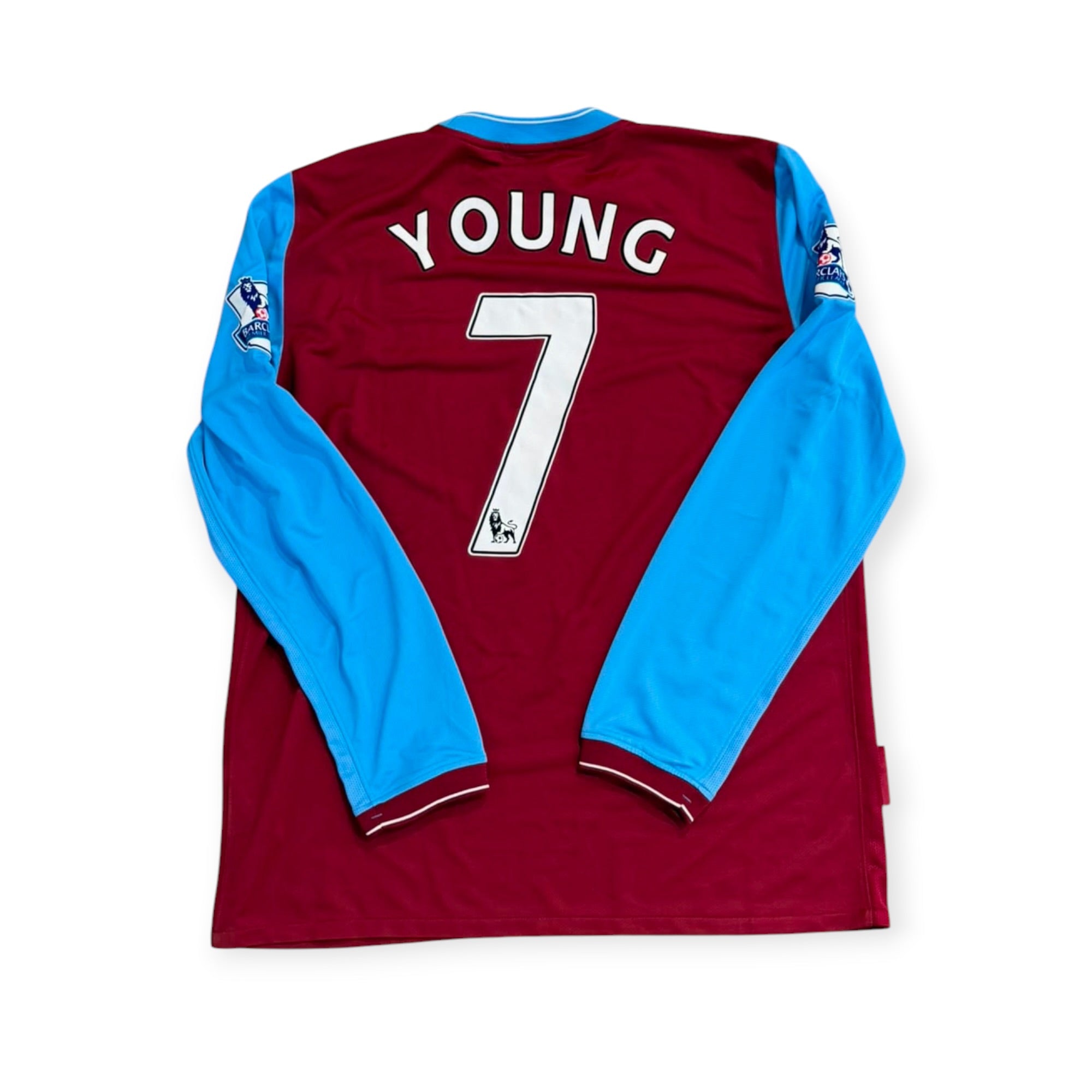 Aston Villa FC 2009/10 Home L/S *NEW* - Young 7 (Large)