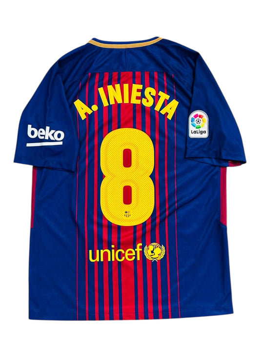 FC Barcelona 2017/18 Home - A. Iniesta 8 (Medium)