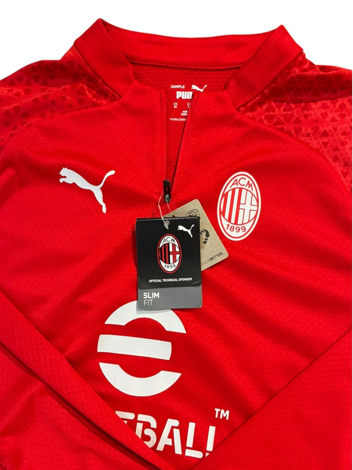 AC Milan Puma Sweatshirt 2022 Sample (Medium) - KITLAUNCH