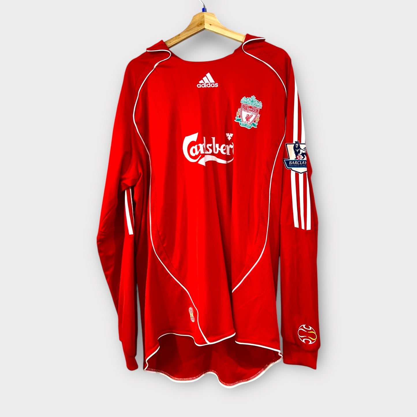 Liverpool FC 2006-08 Home Long-Sleeve Shirt - Carragher 23 (2XL)