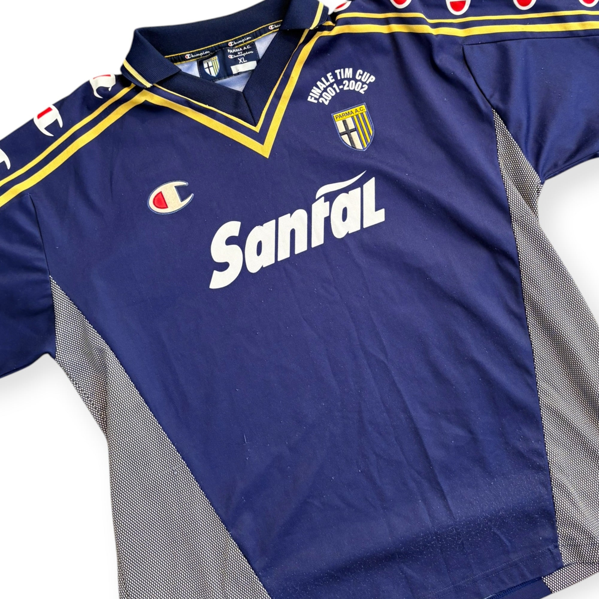 Parma Calcio 2001/02 Away Shirt Screen Signed  (XL) - KITLAUNCH