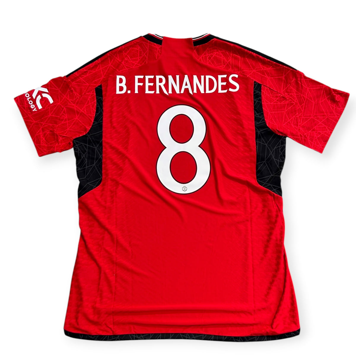 Manchester United FC 2023/24 Home Authentic - B. Fernandes (XL) - KITLAUNCH
