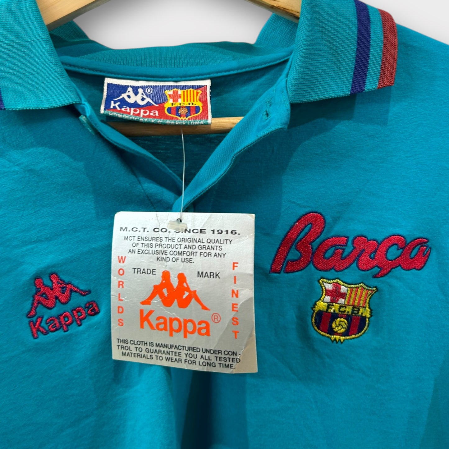 FC Barcelona 90's Kappa Polo L/S (XS)