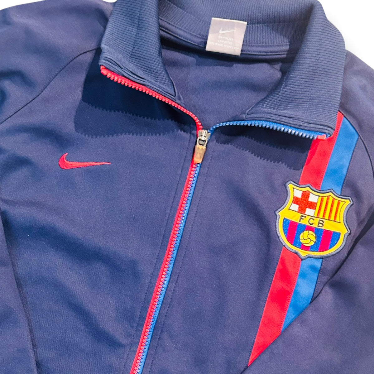 FC Barcelona 2003/04 Nike Jacket (Large) - KITLAUNCH