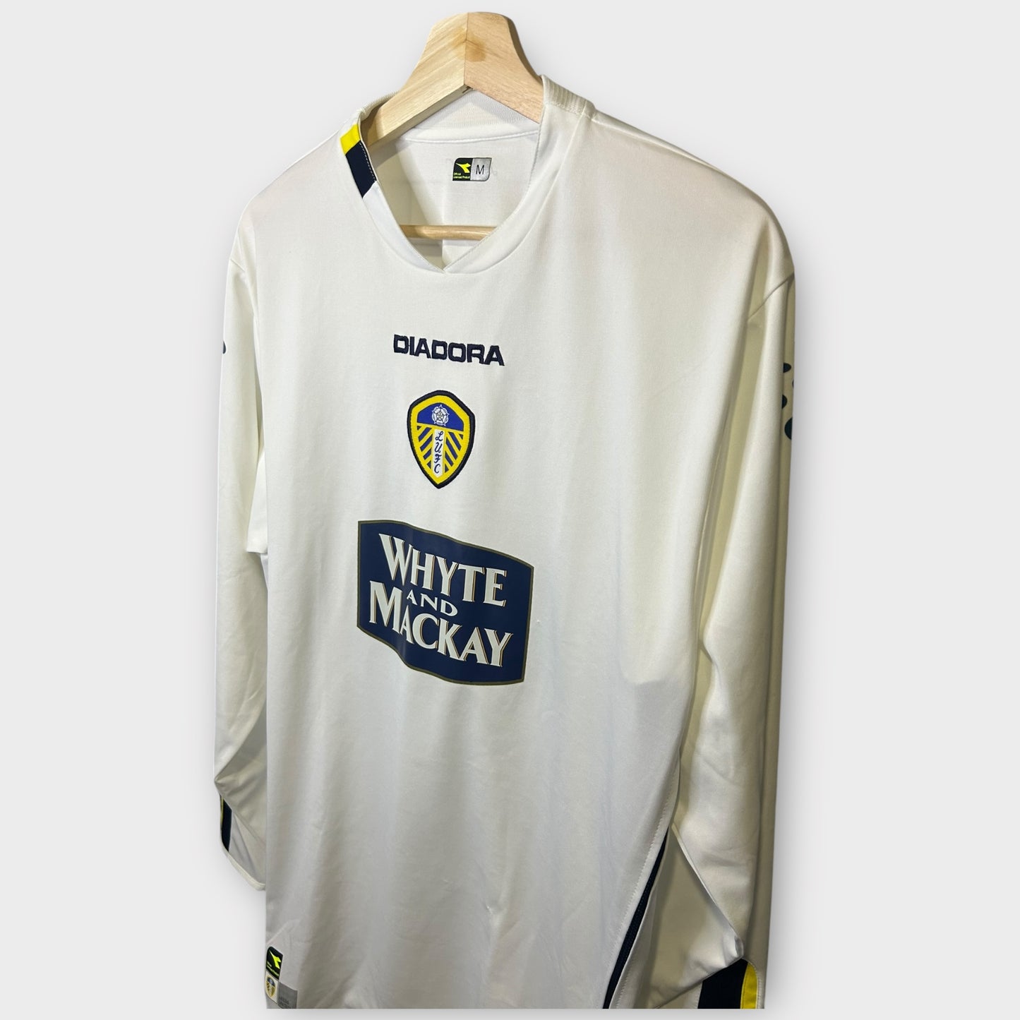 Leeds United 2004/05 Home Long Sleeves (M)