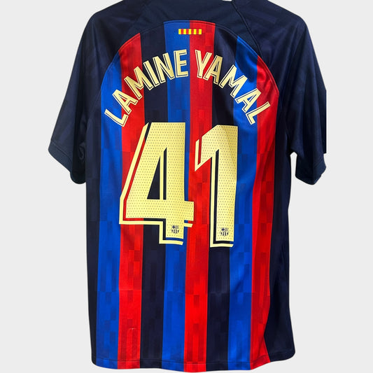 FC Barcelona 2022/23 Home - Lamine Yamal 41 (Large)
