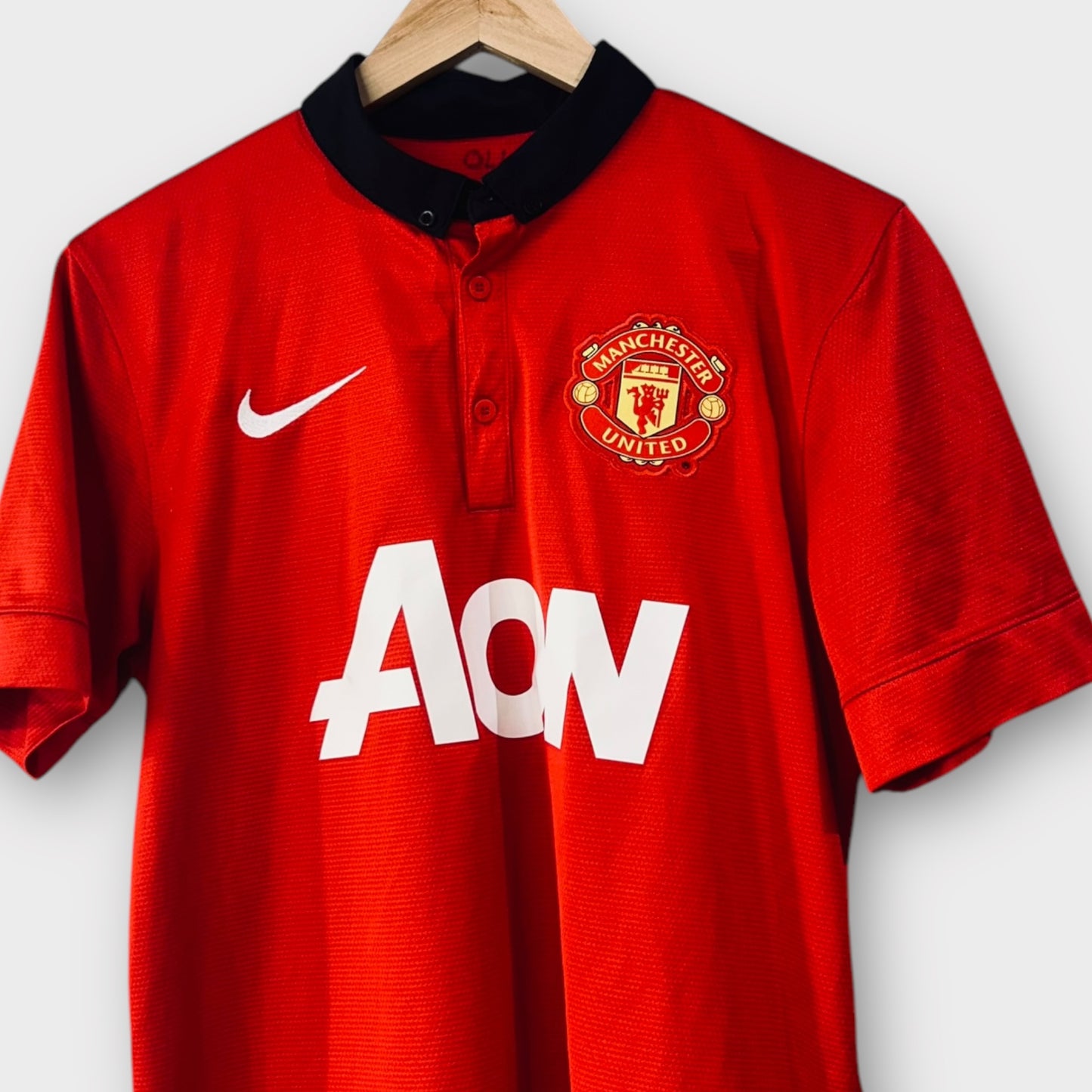 Manchester United 2013/14 Home Shirt - Evra 3 (Small)