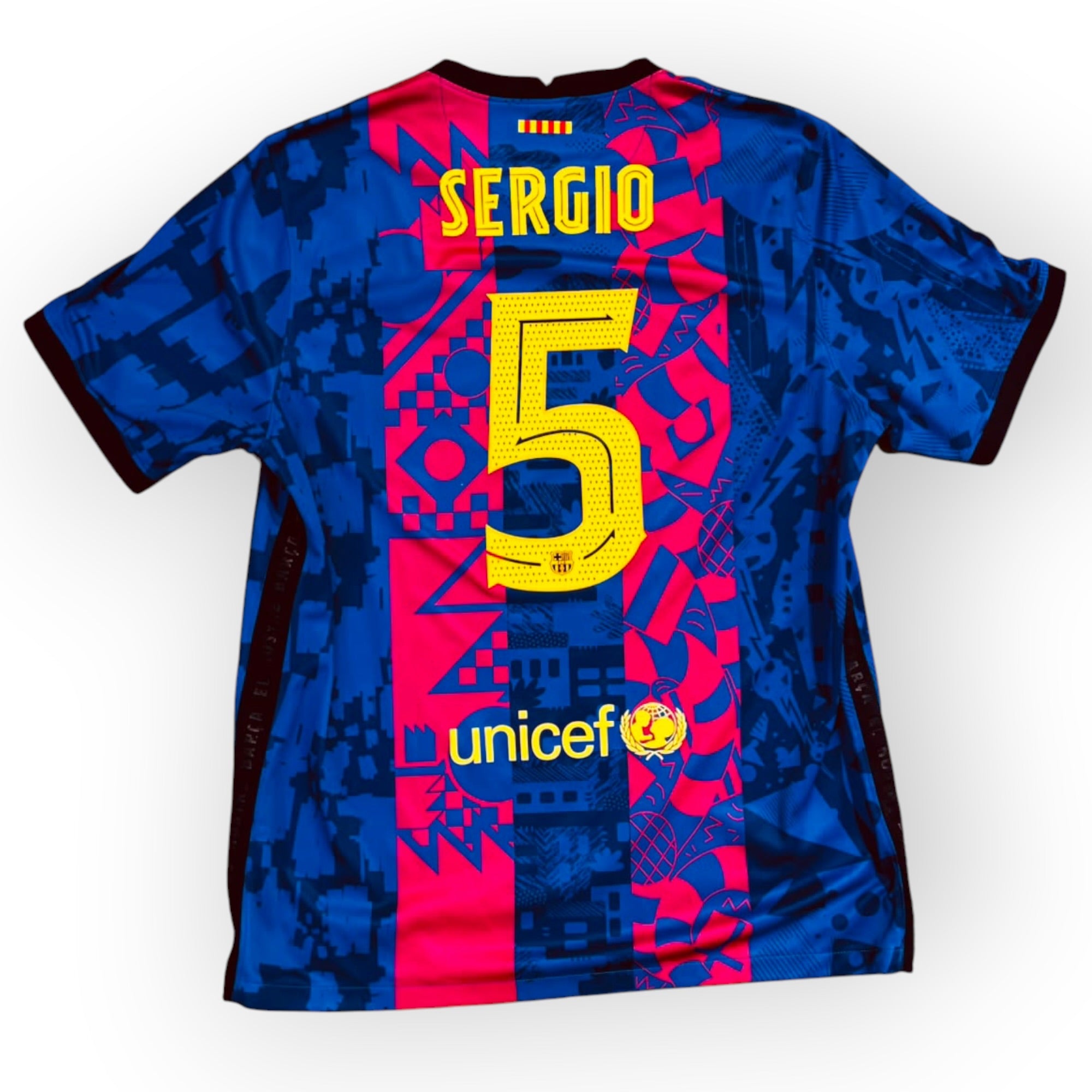 FC Barcelona 2021/22 European Home - Sergio 5 (XL)