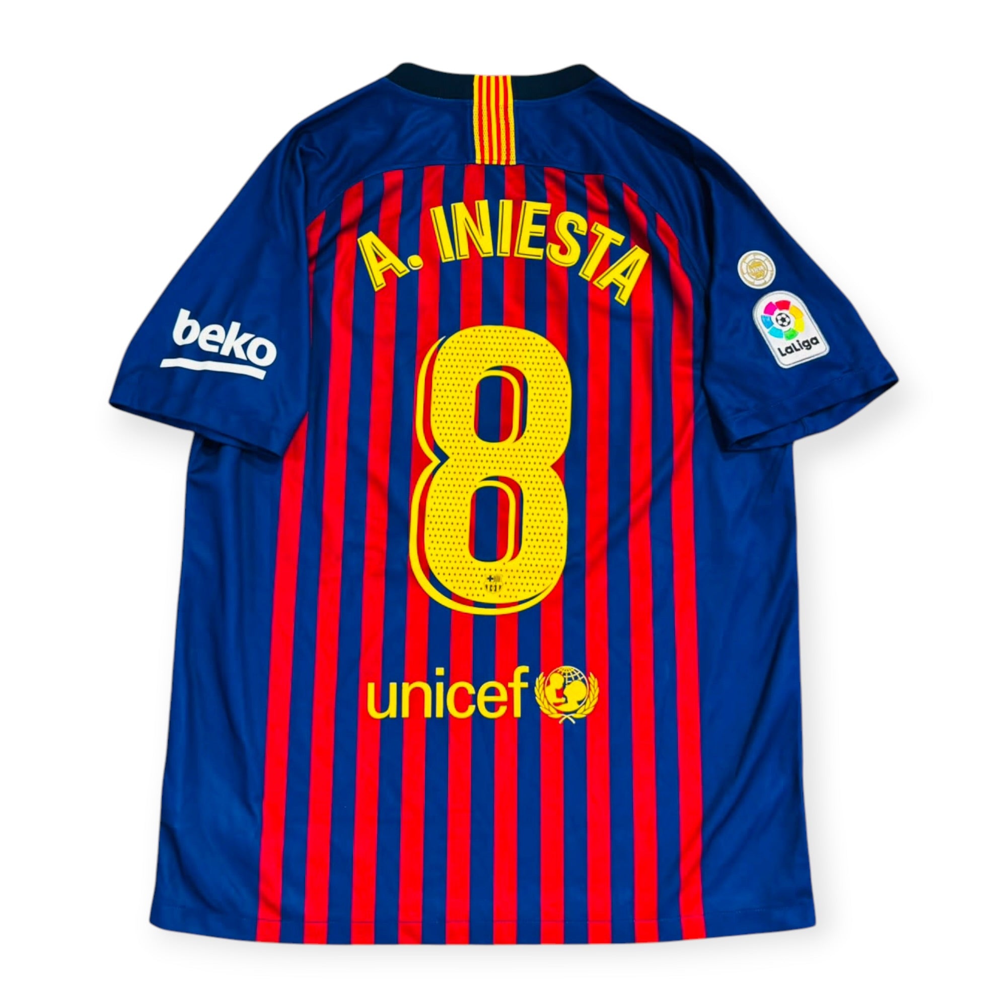 FC Barcelona 2018/19 Home - A. Iniesta 8 (Large)