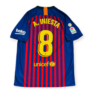 FC Barcelona 2018/19 Home - A. Iniesta 8 (Large)