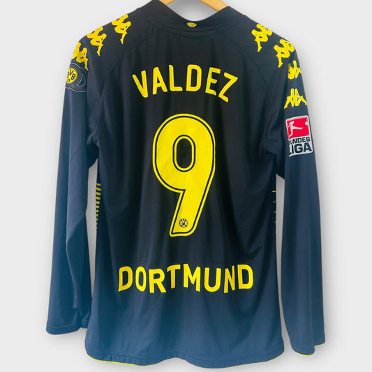 Borrusia Dortmund 2009/10 Away Long Sleeve - Valdez 9 (Medium)