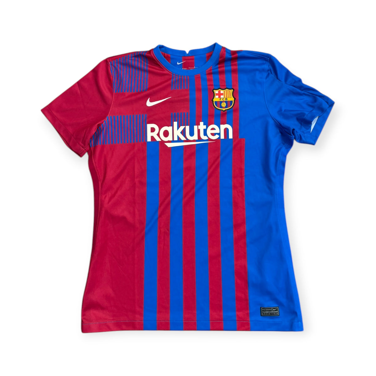 FC Barcelona 2021/22 Home - F. De Jong 21 (Womens Large) - KITLAUNCH