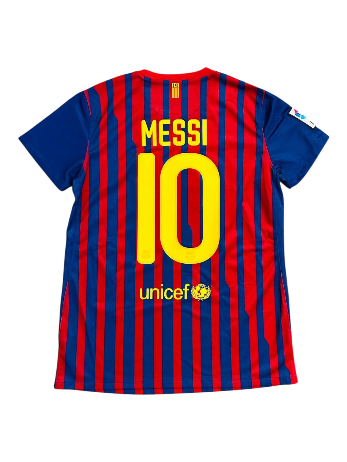 FC Barcelona 2011/12 Home - Messi 10 (Women's Large) - KITLAUNCH