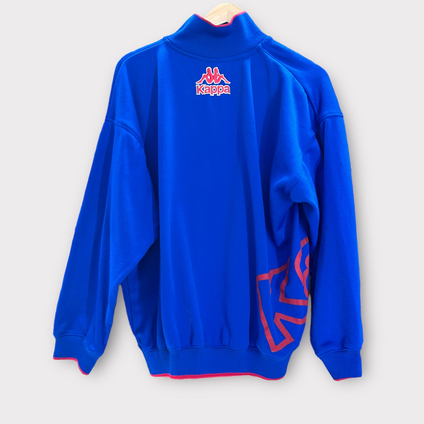 FC Barcelona 1992/95 Kappa 1/4 Zip Sweatshirt (Medium)