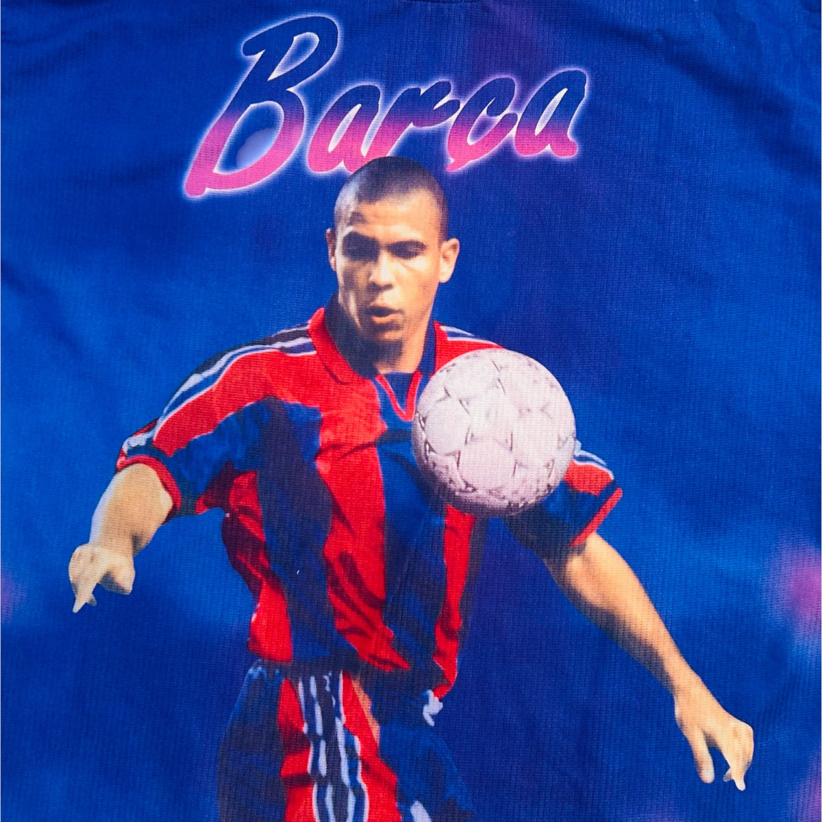 FC Barcelona 1996/97 Kappa Bootleg Ronaldo Shirt (XL) - KITLAUNCH