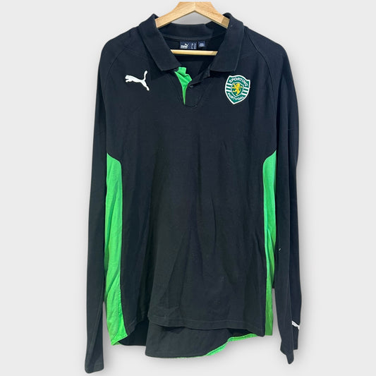 Sporting CP Long Sleeve Polo (Large)