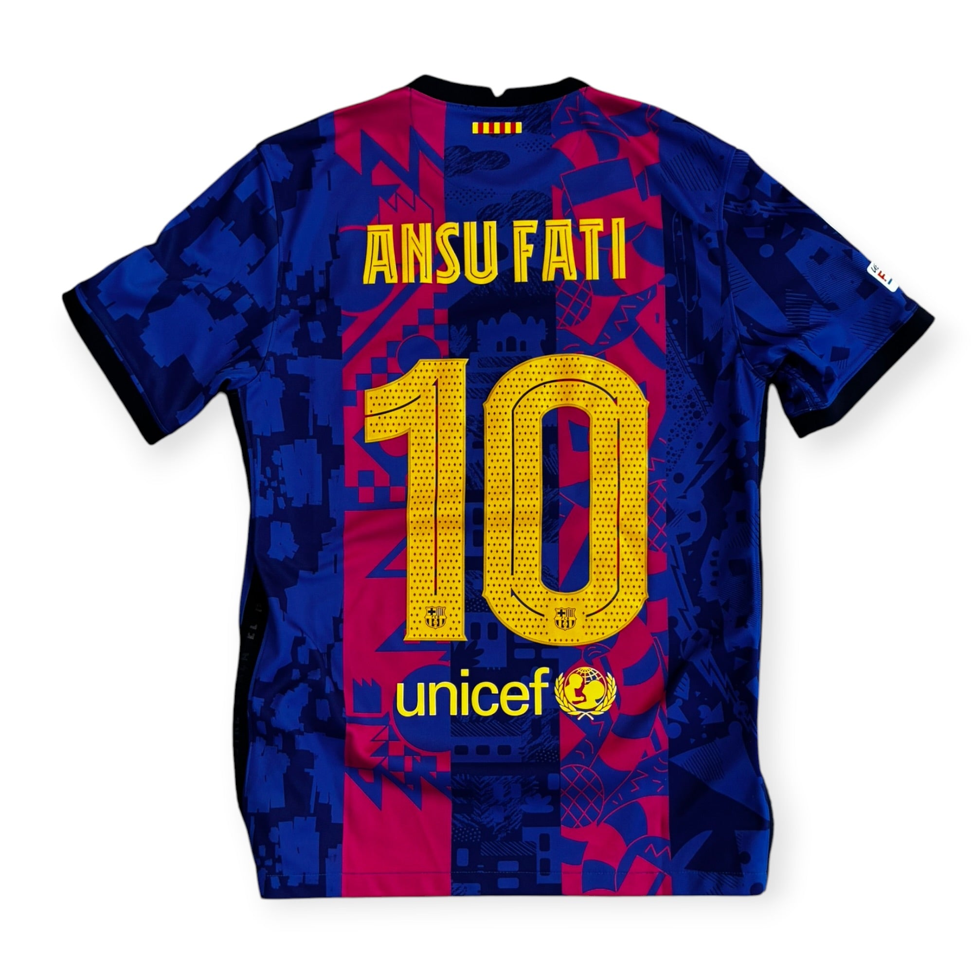FC Barcelona 2021/22 UCL Home - Ansu Fati 10 (Medium)