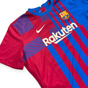 FC Barcelona 2021/22 Home - F. De Jong 21 (Womens Large) - KITLAUNCH