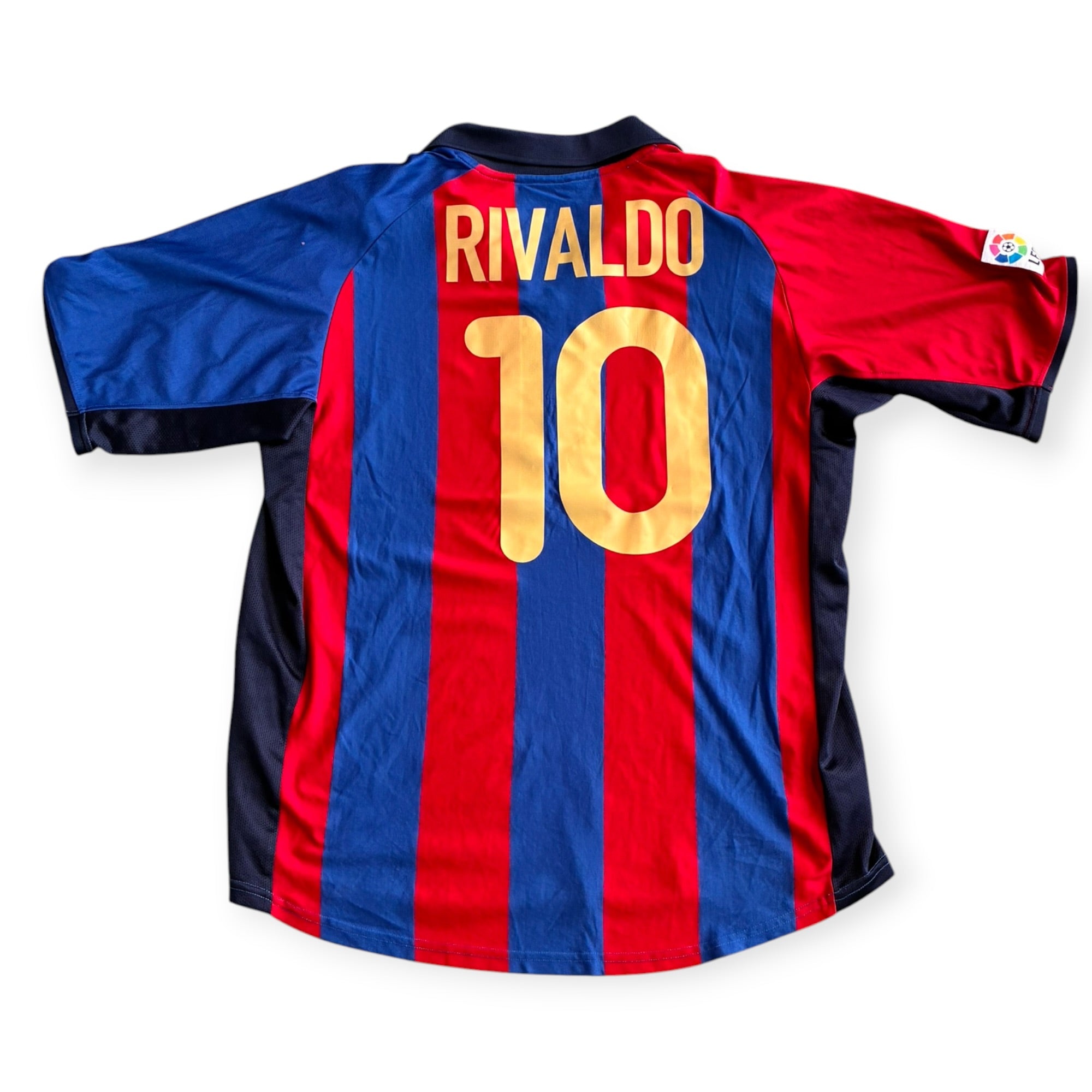 FC Barcelona 2001/02 Home . Rivaldo 10 (XL)
