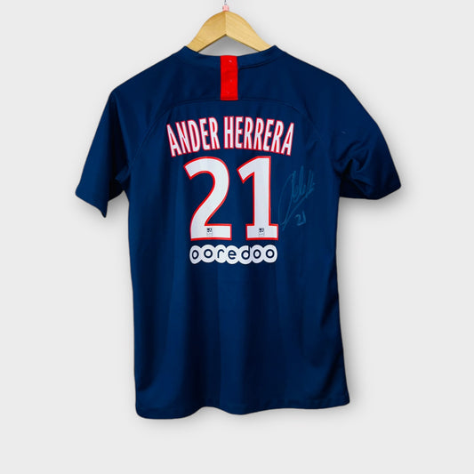 PSG 2019/20 Home - Ander Herrera 21 Signed Shirt!