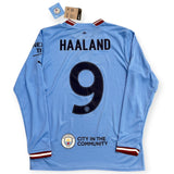 Manchester City 2022/23 Home L/S- Haaland 9 (Medium) - KITLAUNCH