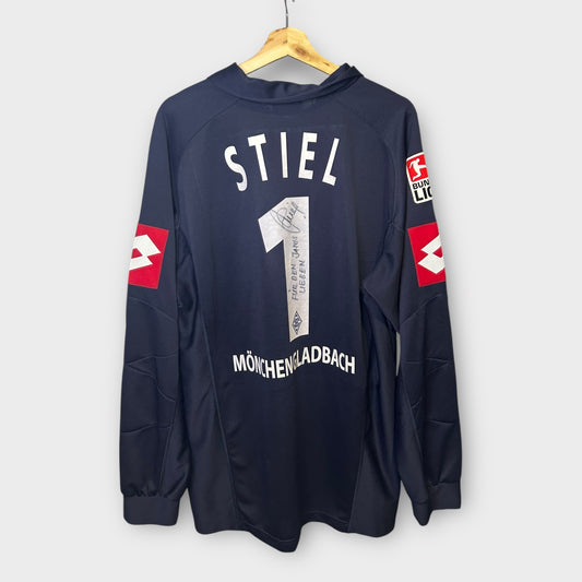 Borussia M'Gladbach 2003/04 GK Match Worn Signed Stiel #1