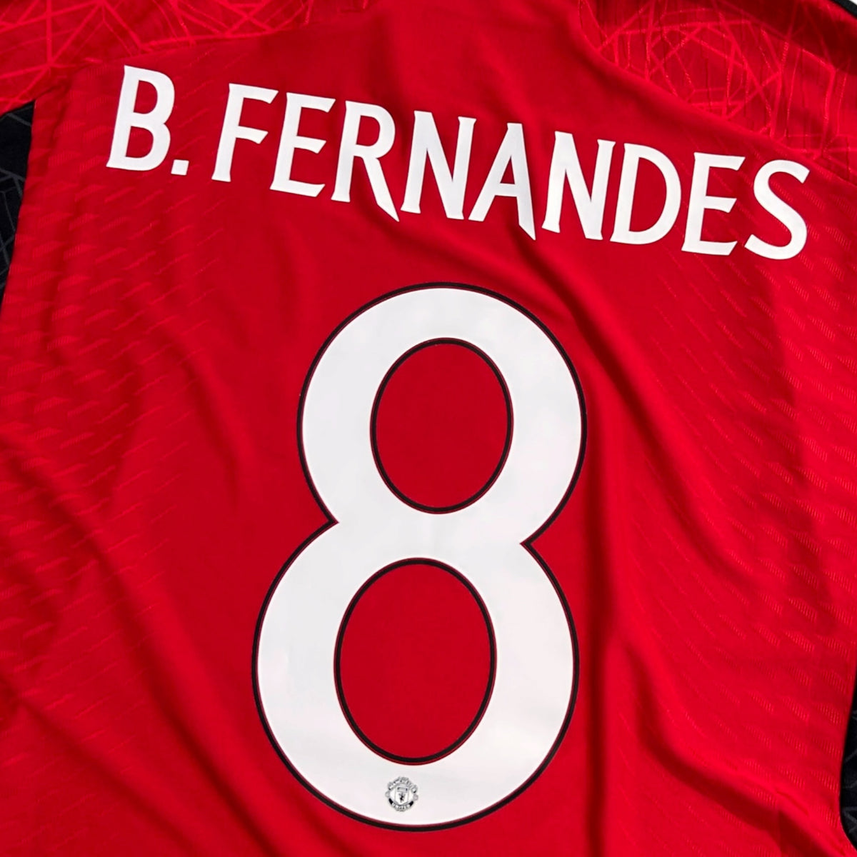 Manchester United FC 2023/24 Home Authentic - B. Fernandes (XL) - KITLAUNCH