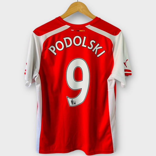 Arsenal 2014/15 Home - Podolski 9 (Medium)