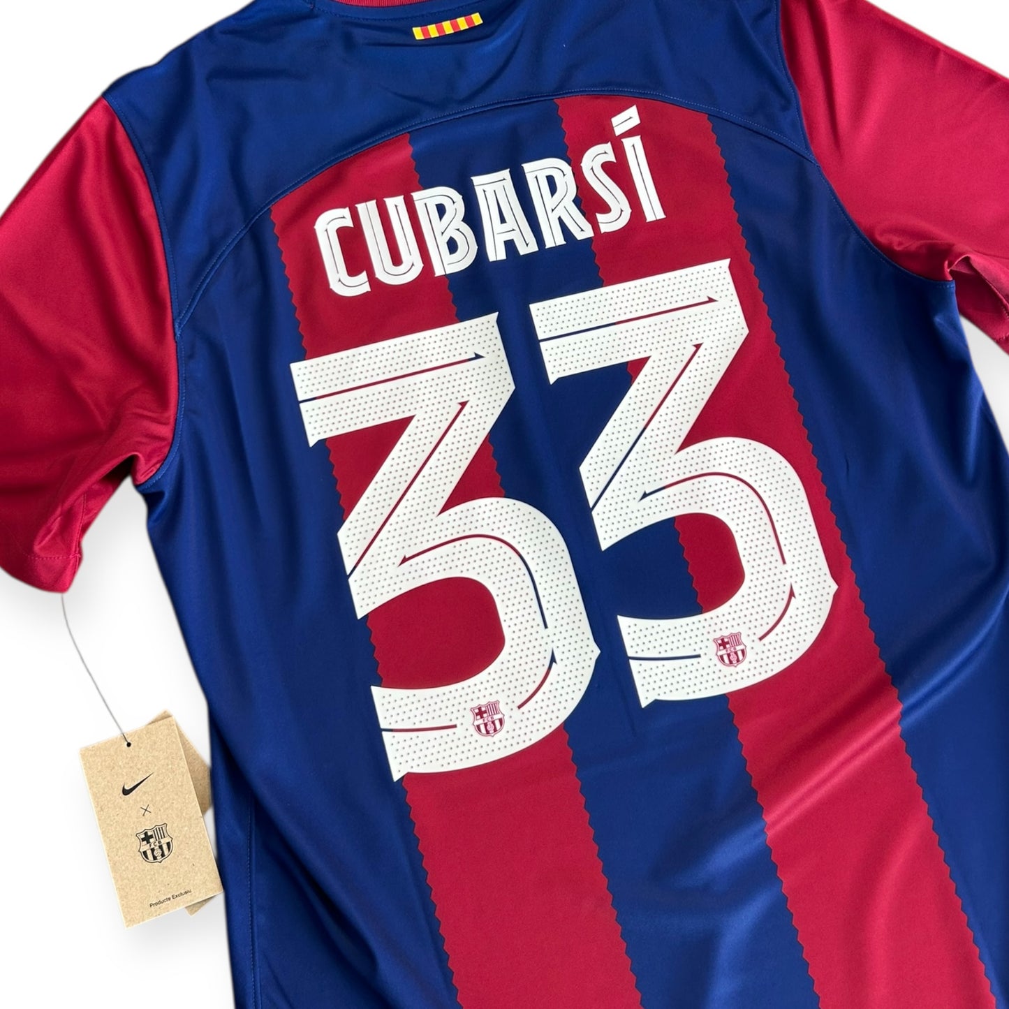 FC Barcelona 2023/24 Home *Brand New* - Cubarsí 33 (Large) - KITLAUNCH