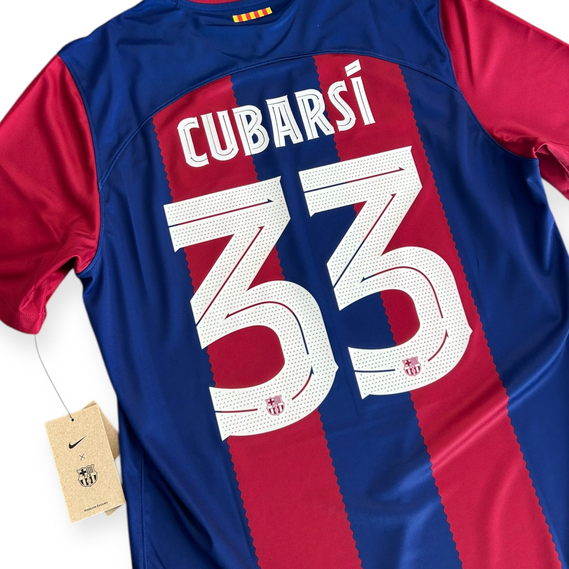 FC Barcelona 2023/24 Home *Brand New* - Cubarsí 33 (Large) - KITLAUNCH