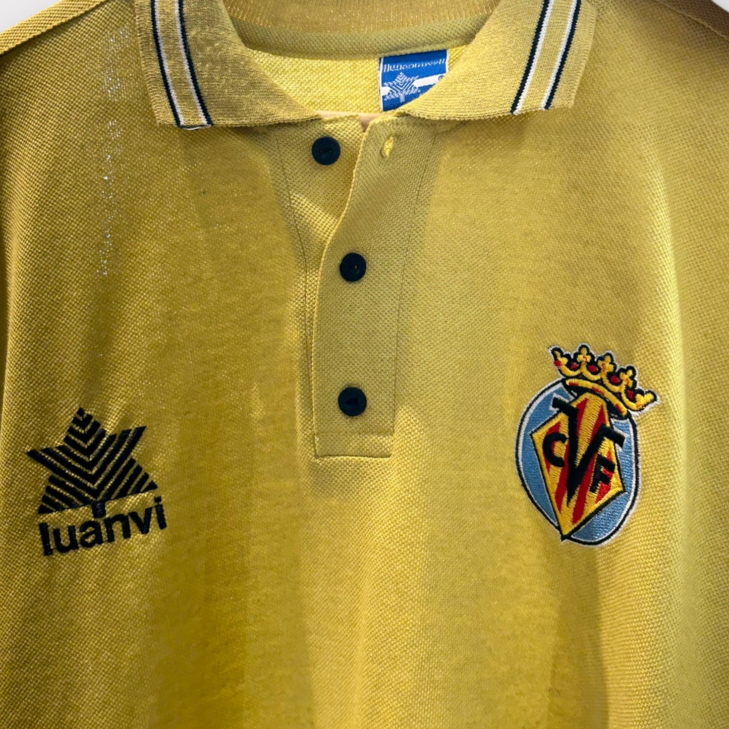 Villarreal 1997/99 Luanvi Polo Shirt (XXL)