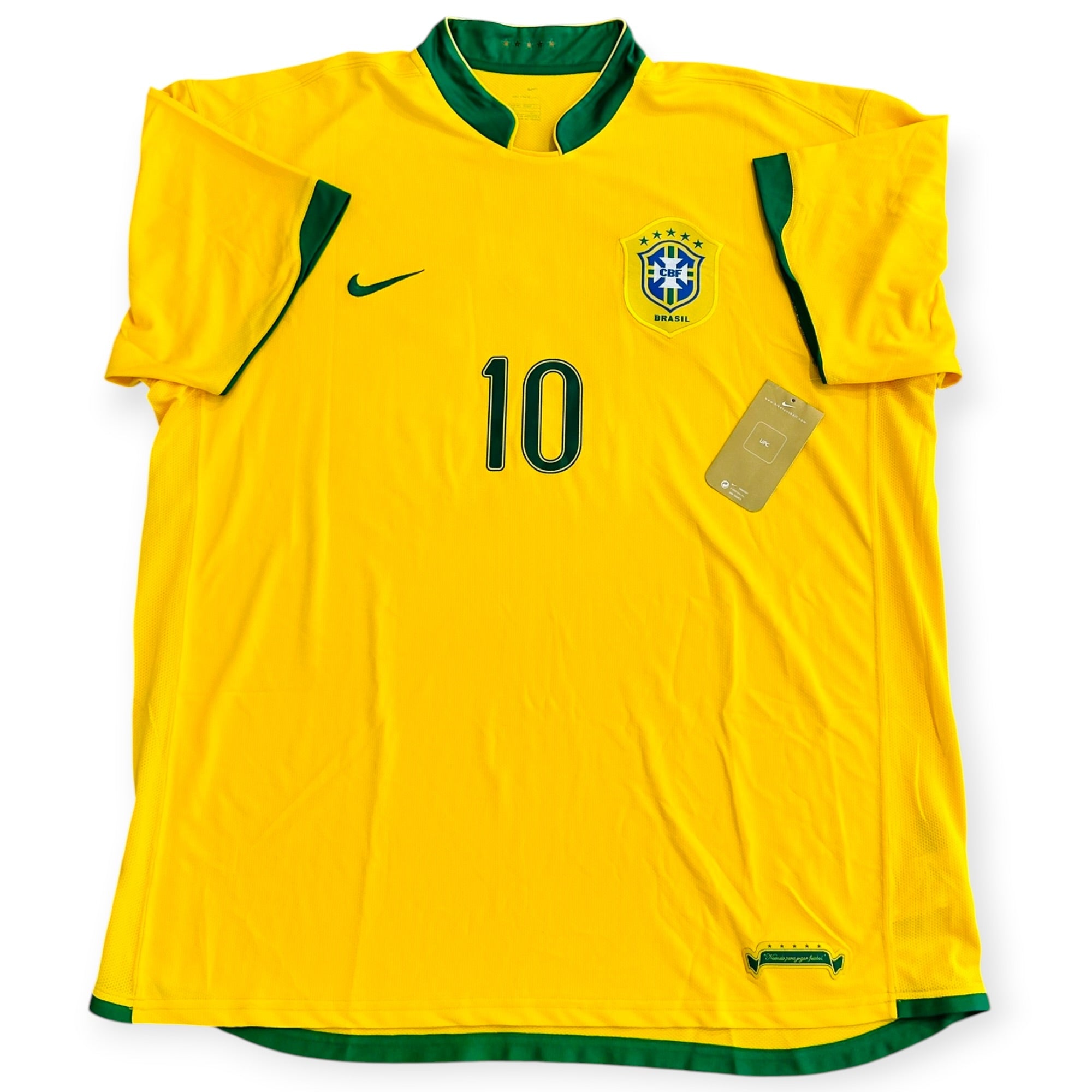 Brazil 2006 Home *Brand New* - Ronaldinho 10 (3XL)
