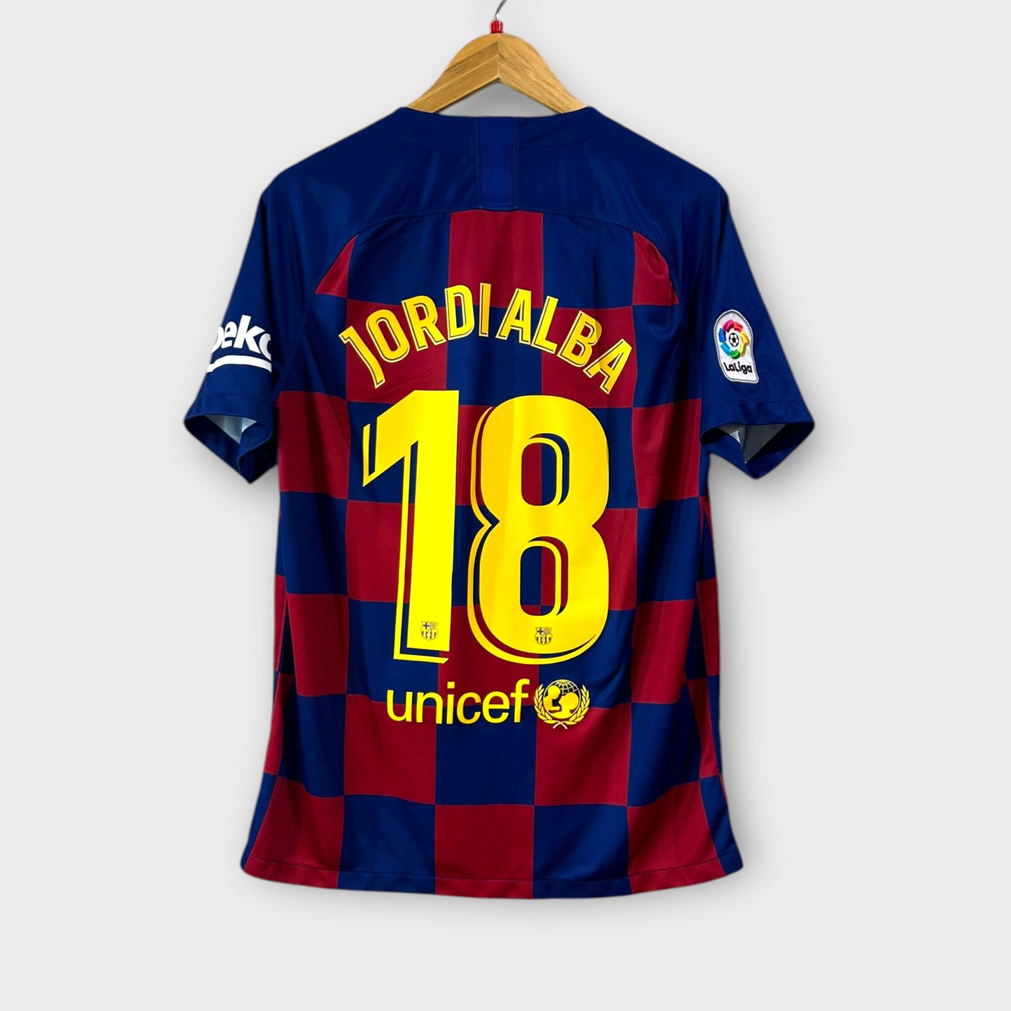 FC Barcelona 2019/20 Home - Jordi Alba 18 (Large)